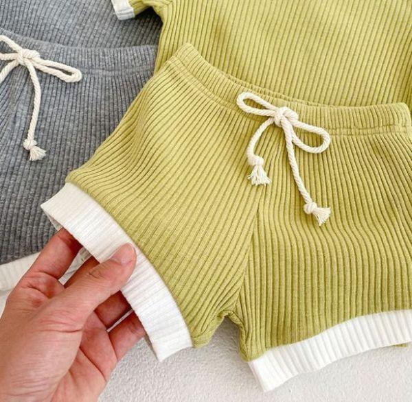 簡約休閒綁帶套裝 