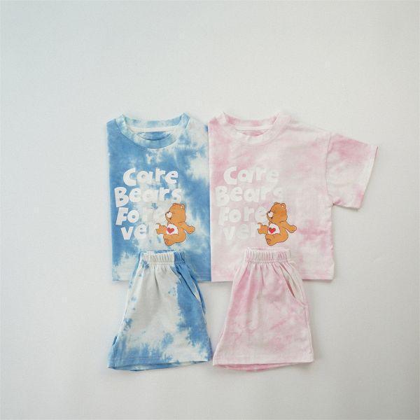 彩虹熊渲染短褲套裝 