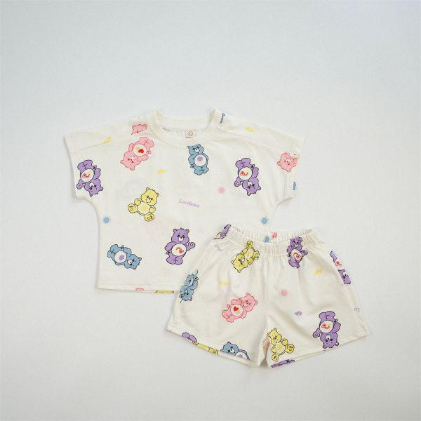 彩虹小熊短袖套裝 