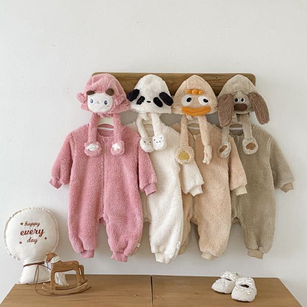 萌友暖絨造型連身衣 