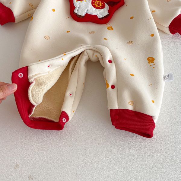 福年小馬加厚連身衣 