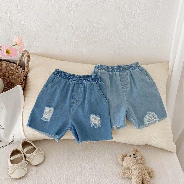 夏天也要的牛仔小短褲 