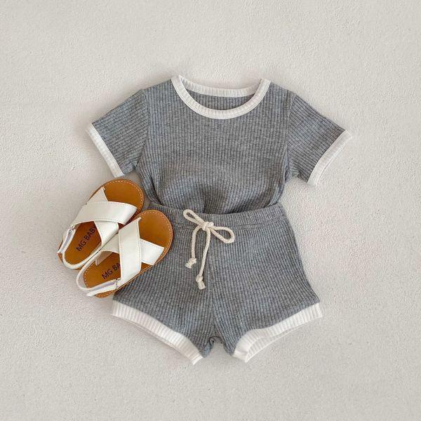 簡約休閒綁帶套裝 