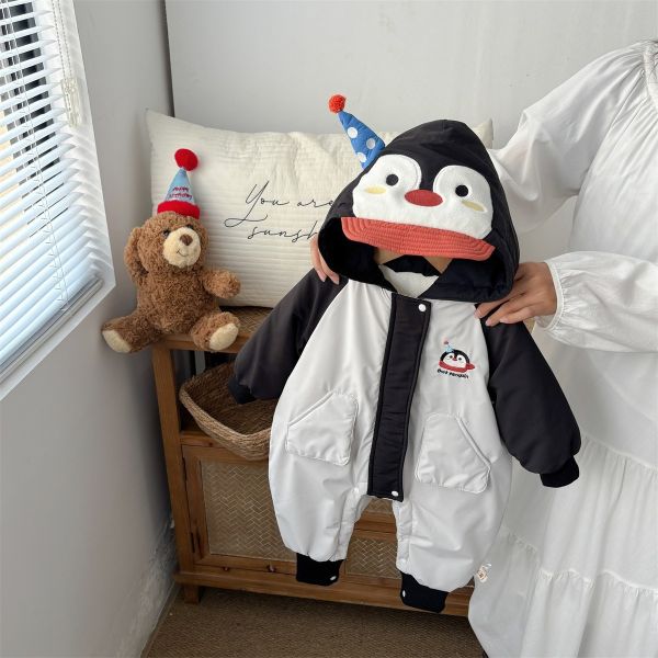 生日慶生企鵝防風外出服 