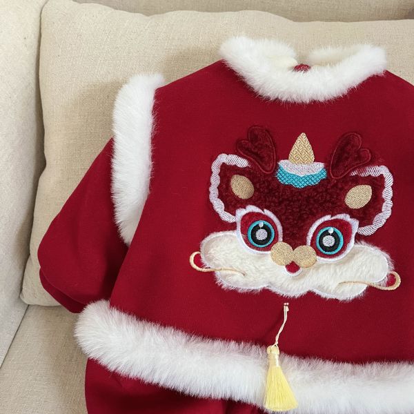 舞獅賀年寶寶連身衣 