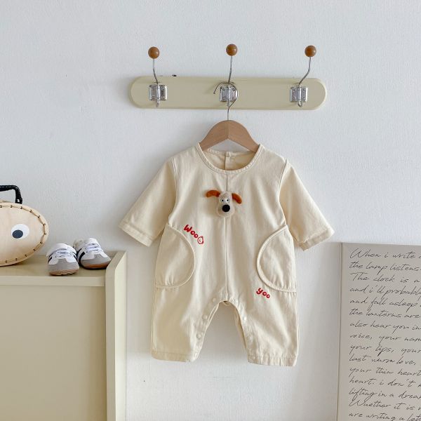 飛行狗字母口袋連身衣 