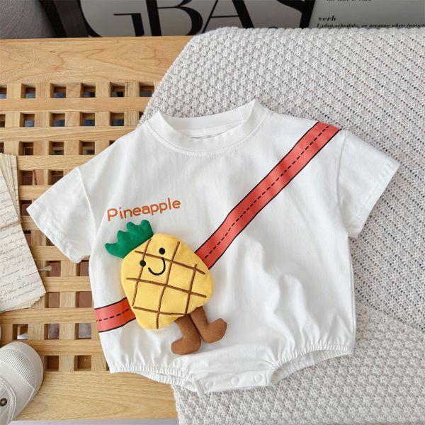 立體夏日水果包屁 