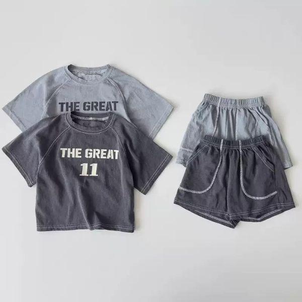 NO.11復古休閒短袖套裝 