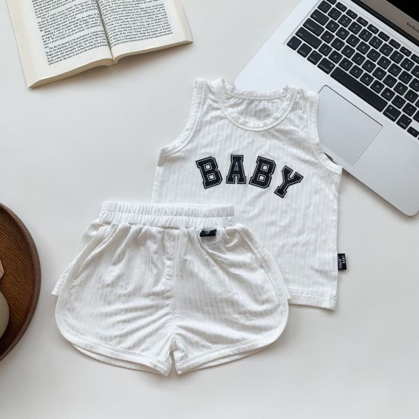 BABY休閒無袖套裝 