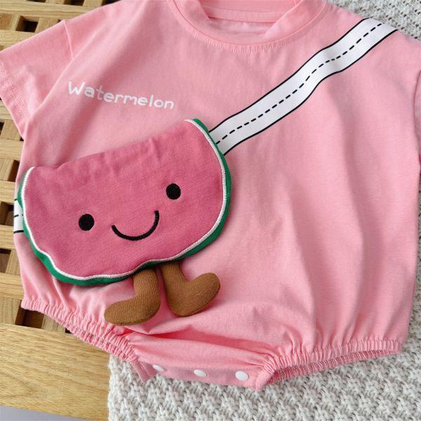 立體夏日水果包屁 