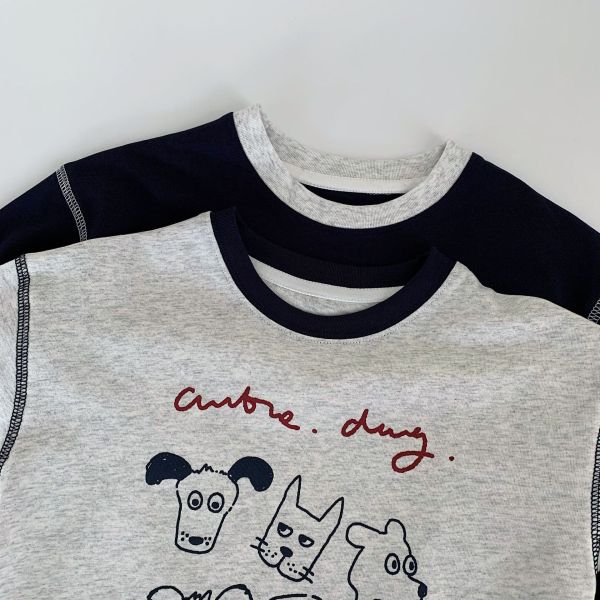 趣味狗狗塗鴉上衣 