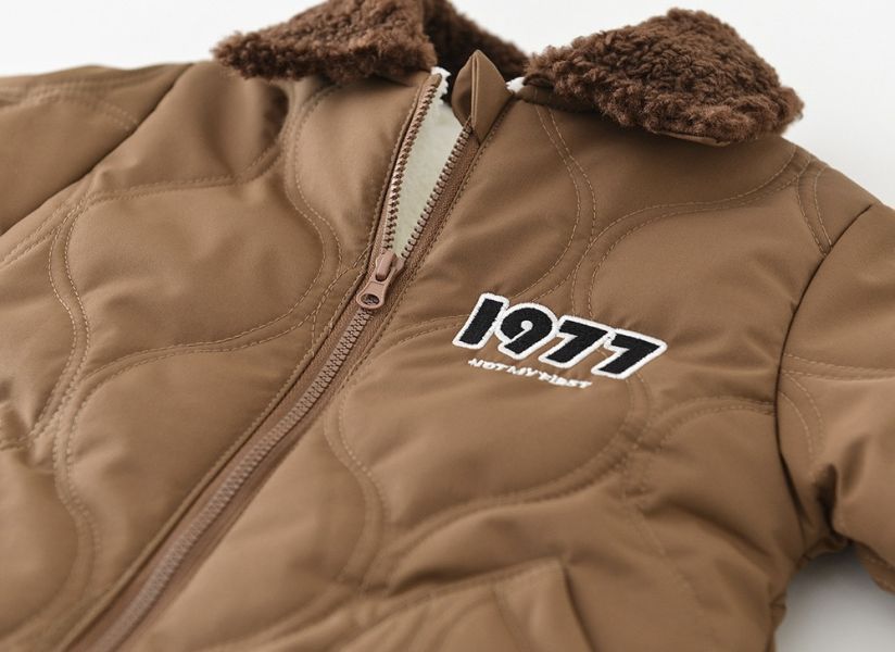 No.1977暖棕領外出服｜附包包 