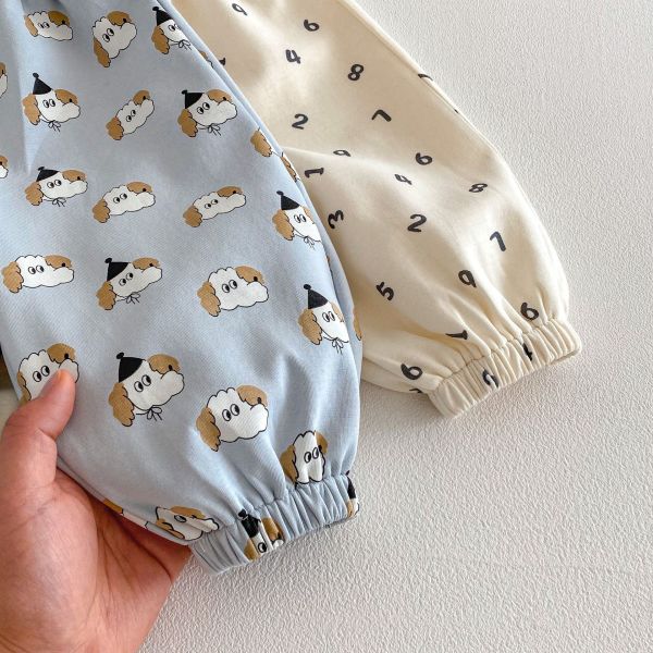 小狗陪你長大鈕扣套裝 