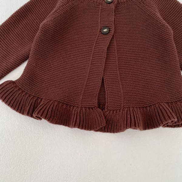 可可森林娃娃領針織套裝 