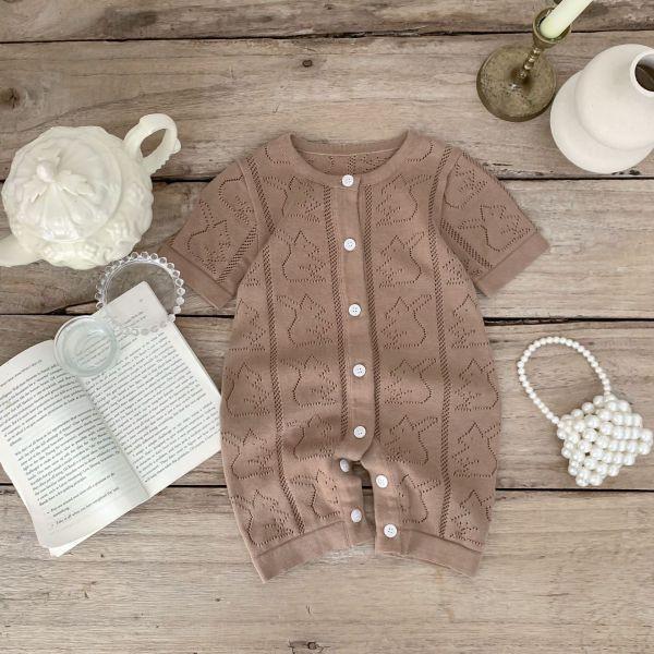 小兔子薄款針織連身衣 