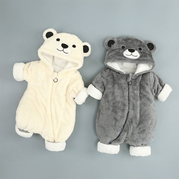 加厚動物園毛絨外出服 