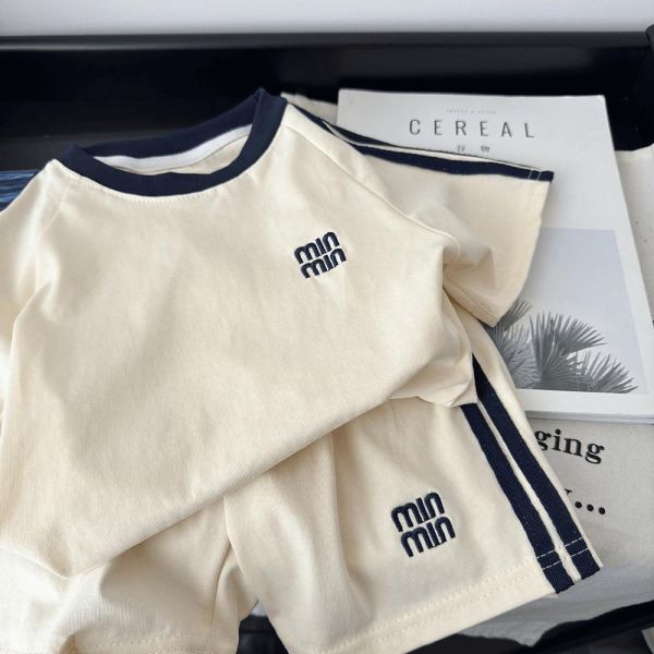 minmin滾邊休閒套裝 