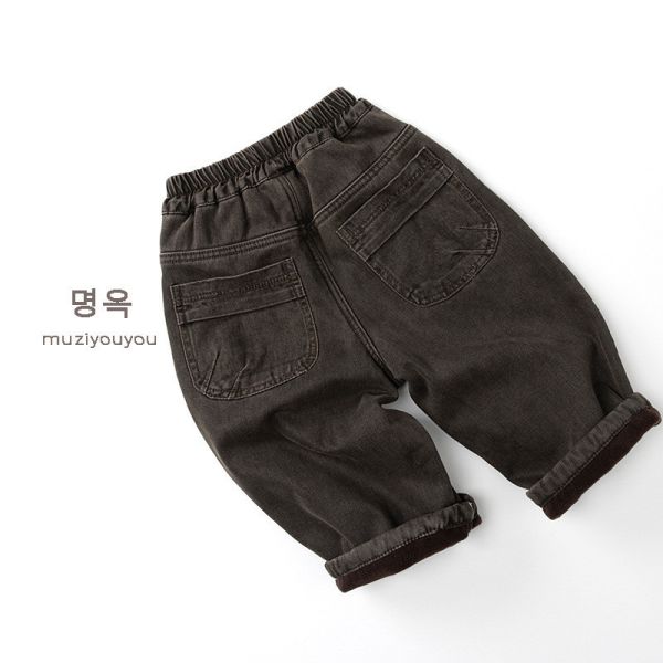 洗舊感立體剪裁工風褲 