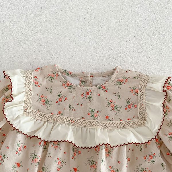 滿月公主花束包屁｜附帽 