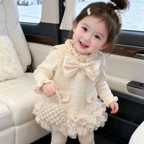 法式奶霜小公主背心裙 