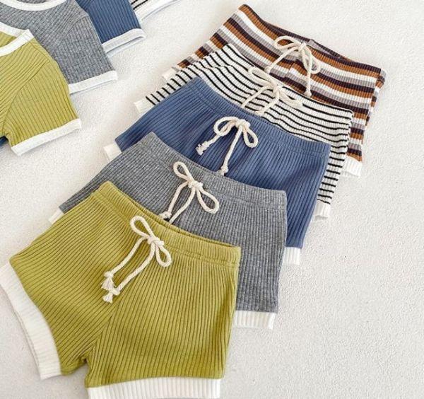 簡約休閒綁帶套裝 