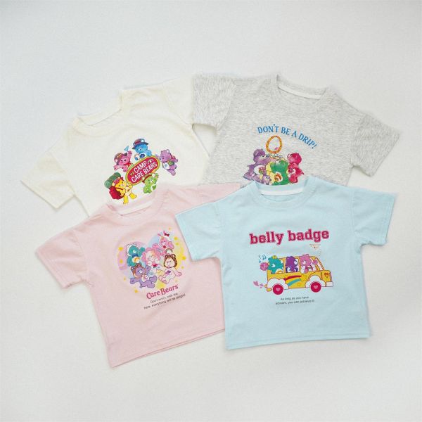 繽紛小熊字母半袖上衣 