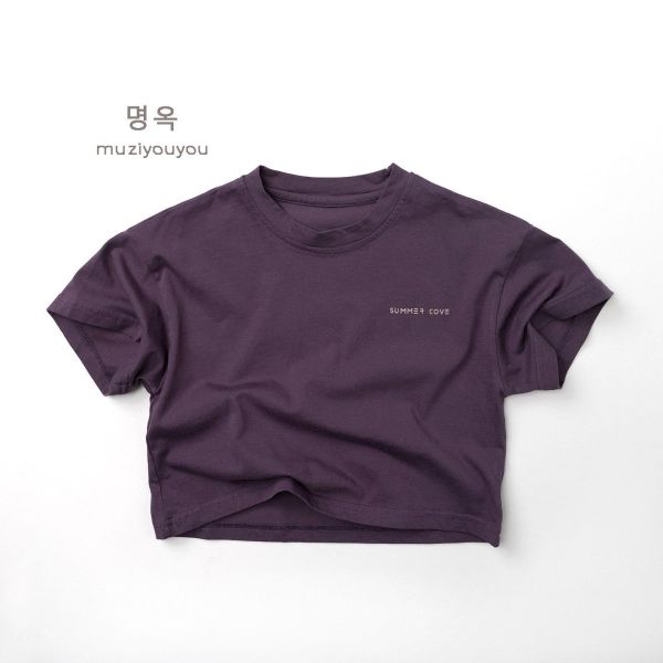 背後夏天感休閒上衣 