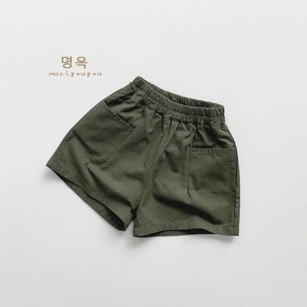 莫蘭迪色系百搭短褲 