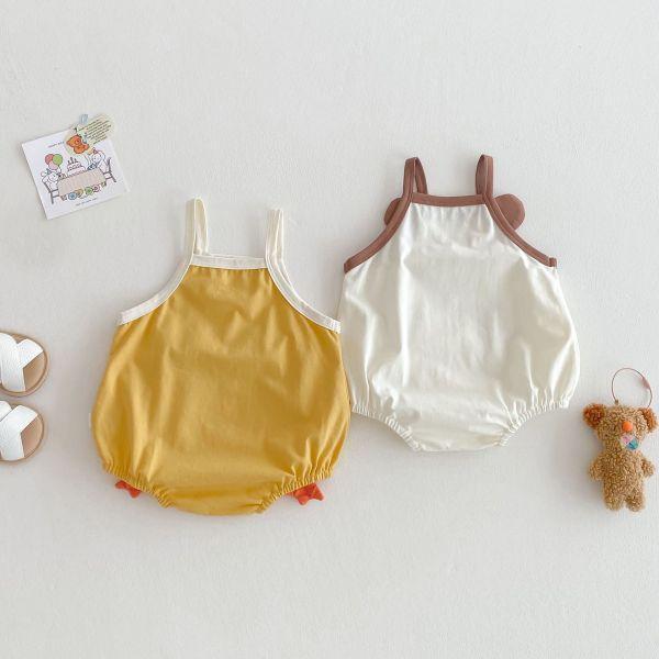 萌趣小鴨狗狗吊帶包屁 