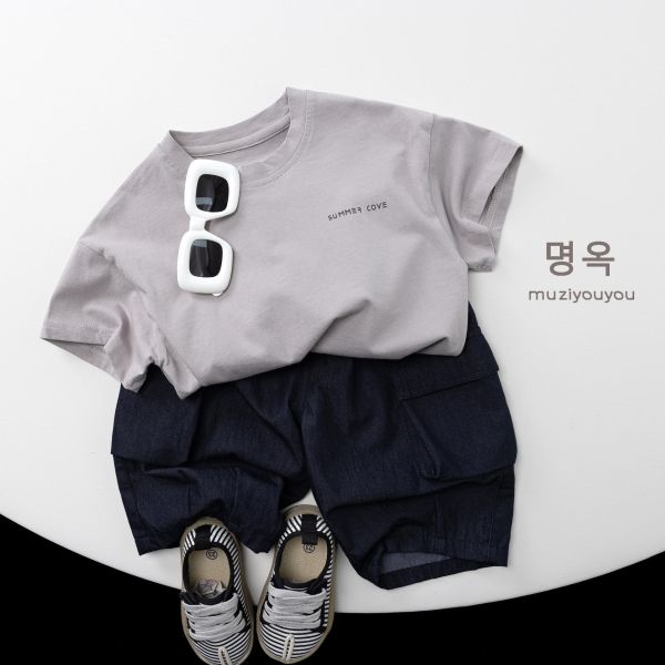 背後夏天感休閒上衣 