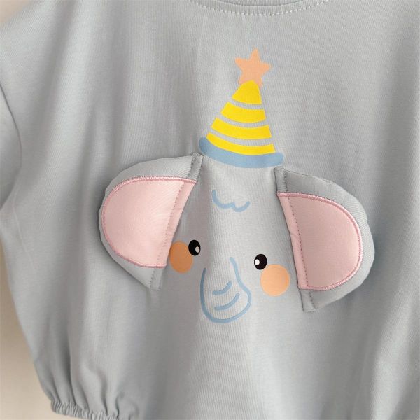 大象耳朵棉質包屁 