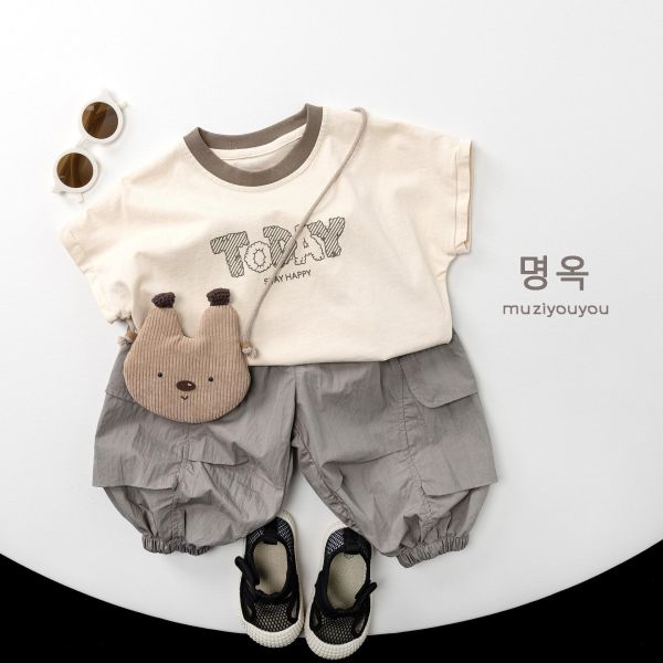 工裝兩節戶外感縮口褲 