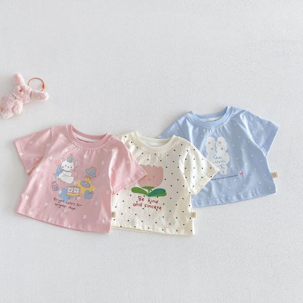 滿印點點兔兔短tee 