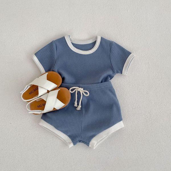 簡約休閒綁帶套裝 