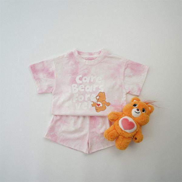 彩虹熊渲染短褲套裝 