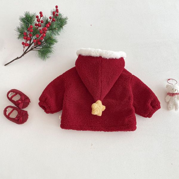 聖誕雪球雪人毛絨絨外套 