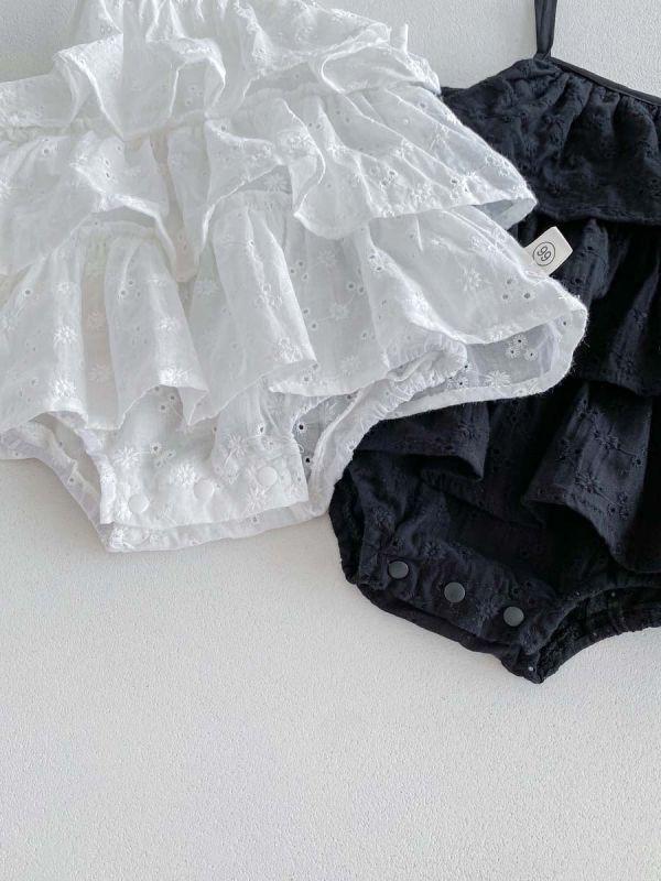 優雅甜心吊帶包屁裙 