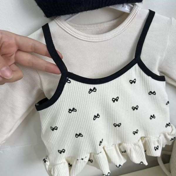 【現貨】小香風蝴蝶荷葉褲套裝 