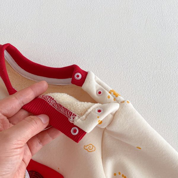 福年小馬加厚連身衣 