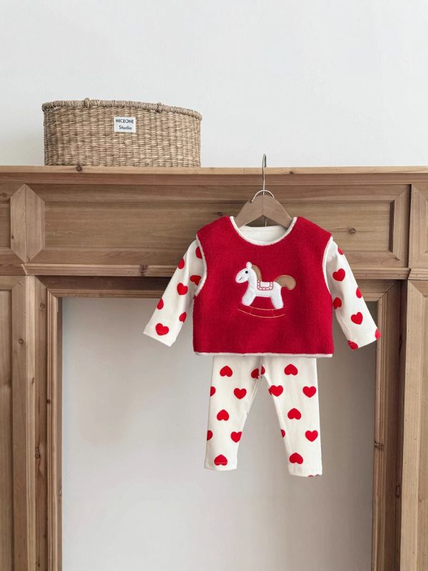 甜心小木馬保暖賀年套裝 