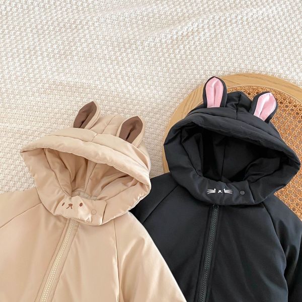 小小兔臉超萌夾棉外出服 