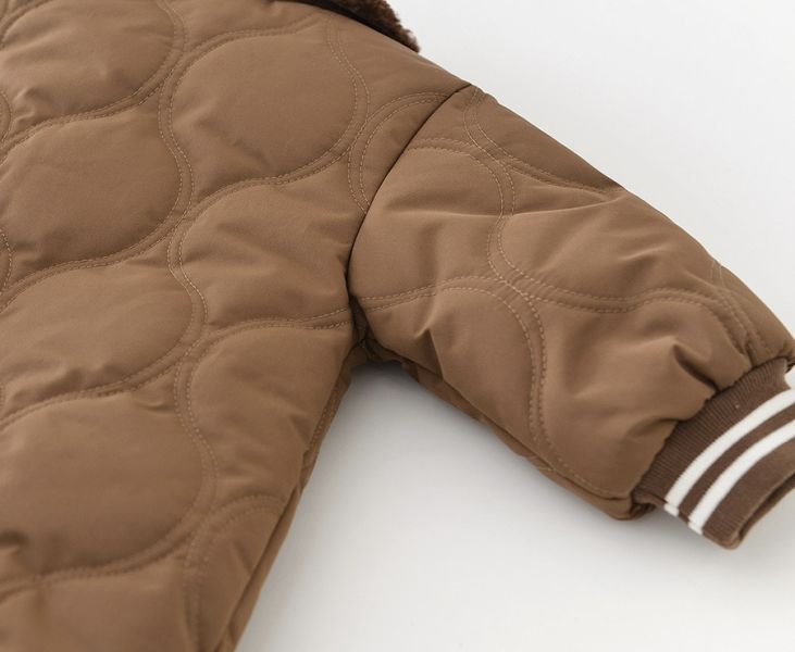 No.1977暖棕領外出服｜附包包 