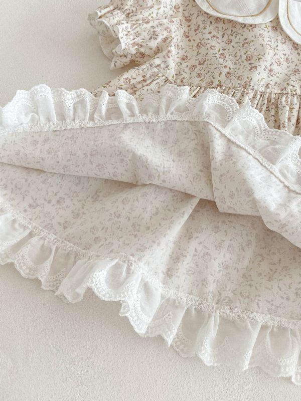 夢幻娃娃領碎花洋裝 