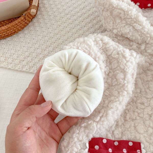 波點蝴蝶蝶加絨連身衣 