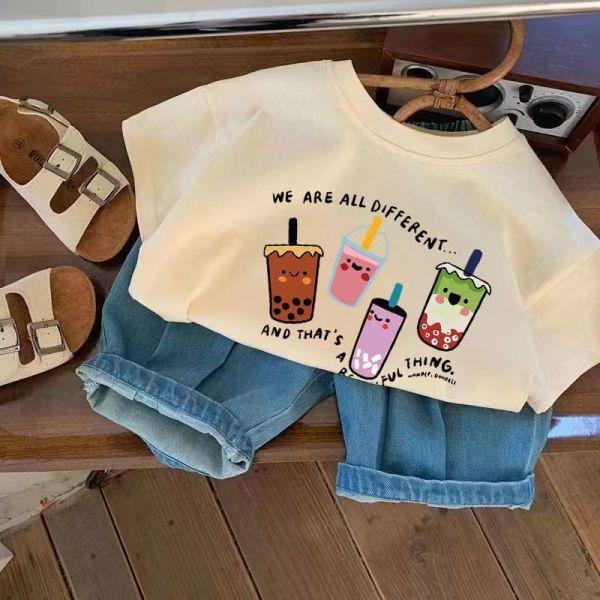 漢堡+珍奶好朋友上衣 