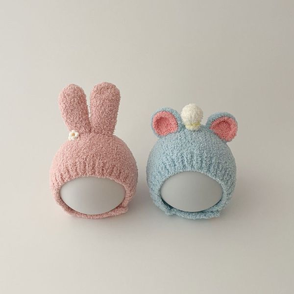 馬卡龍動物保暖帽 