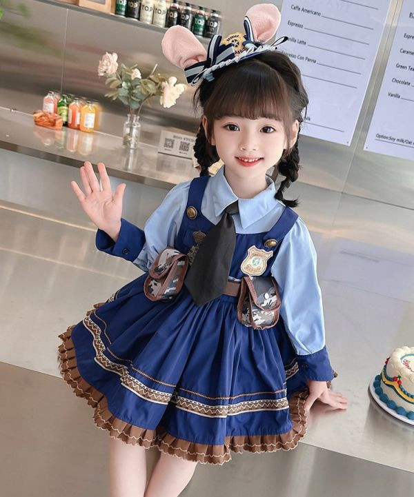 萬聖節款！兔子女警套組 