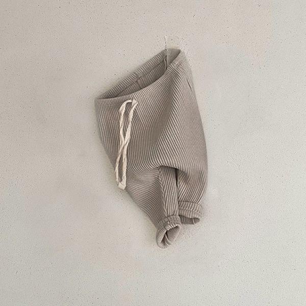 寶寶素色螺紋內搭褲 