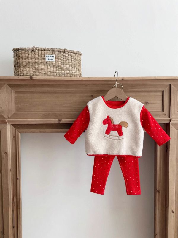 甜心小木馬保暖賀年套裝 
