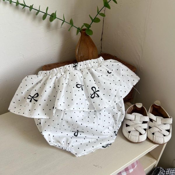 女寶荷葉花邊包屁褲裙 